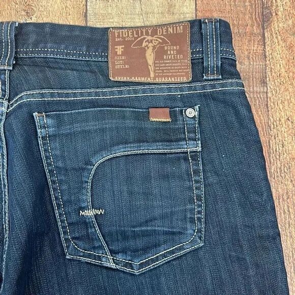 Fidelity Slim Jim Sabbath Rinse Denim Jeans - Picture 11 of 14